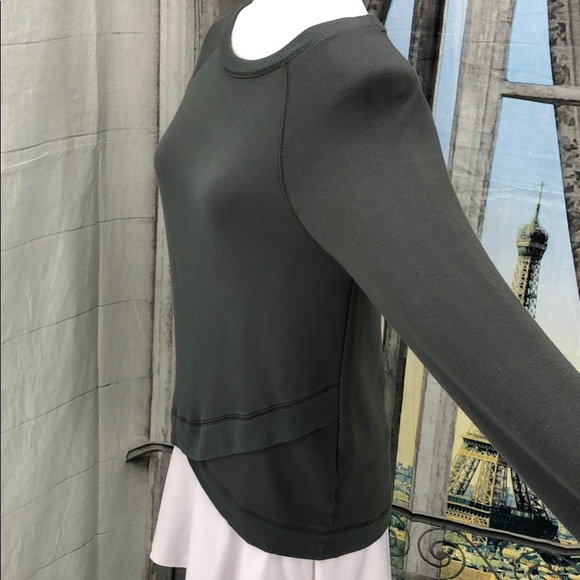 Athleta Criss Cross Wrap Front Sweatshirt Size XS - Picture 4 of 8